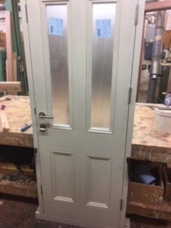 Hardwood Glazed Front Door - Notting Hill