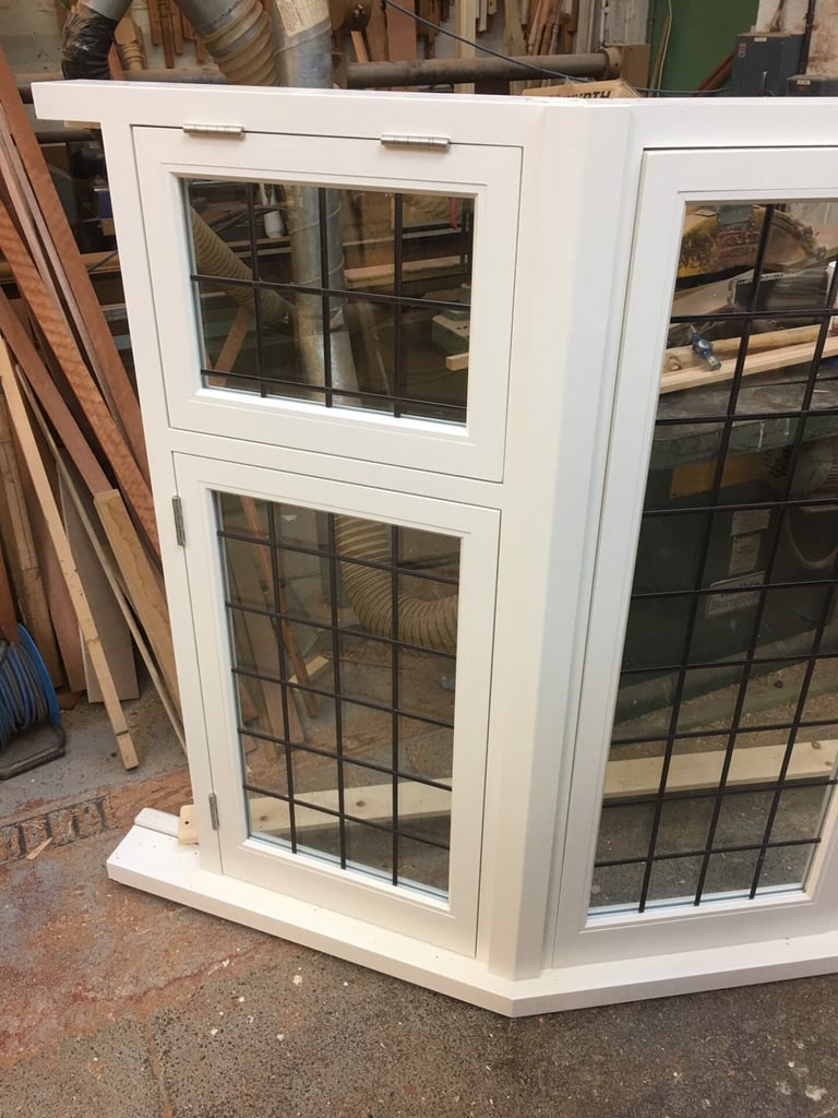 Hardwood casement windows
