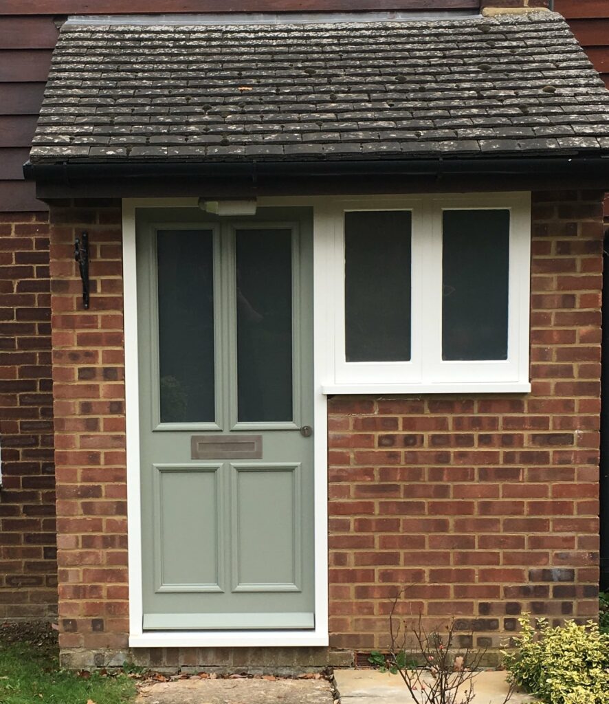 hardwood front door