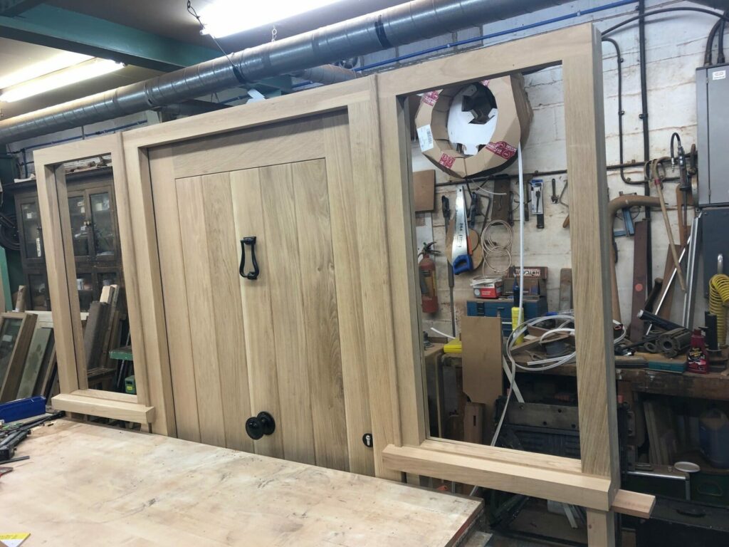 Oak front door and frame - Southampton