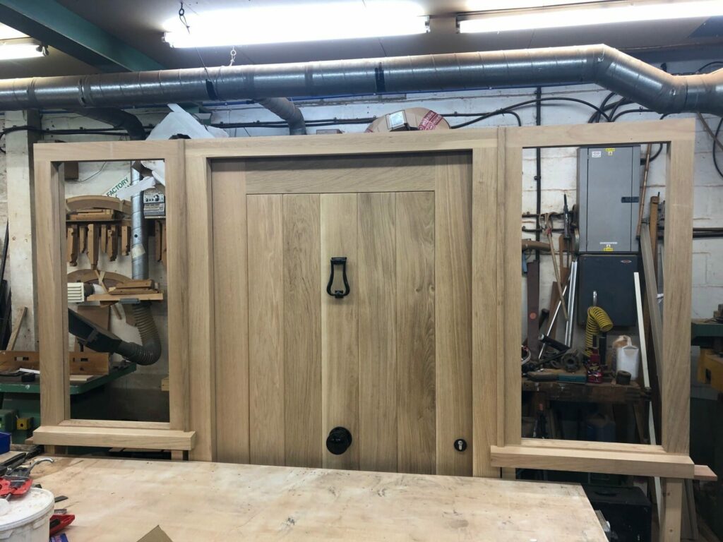 Oak front door and frame - Southampton