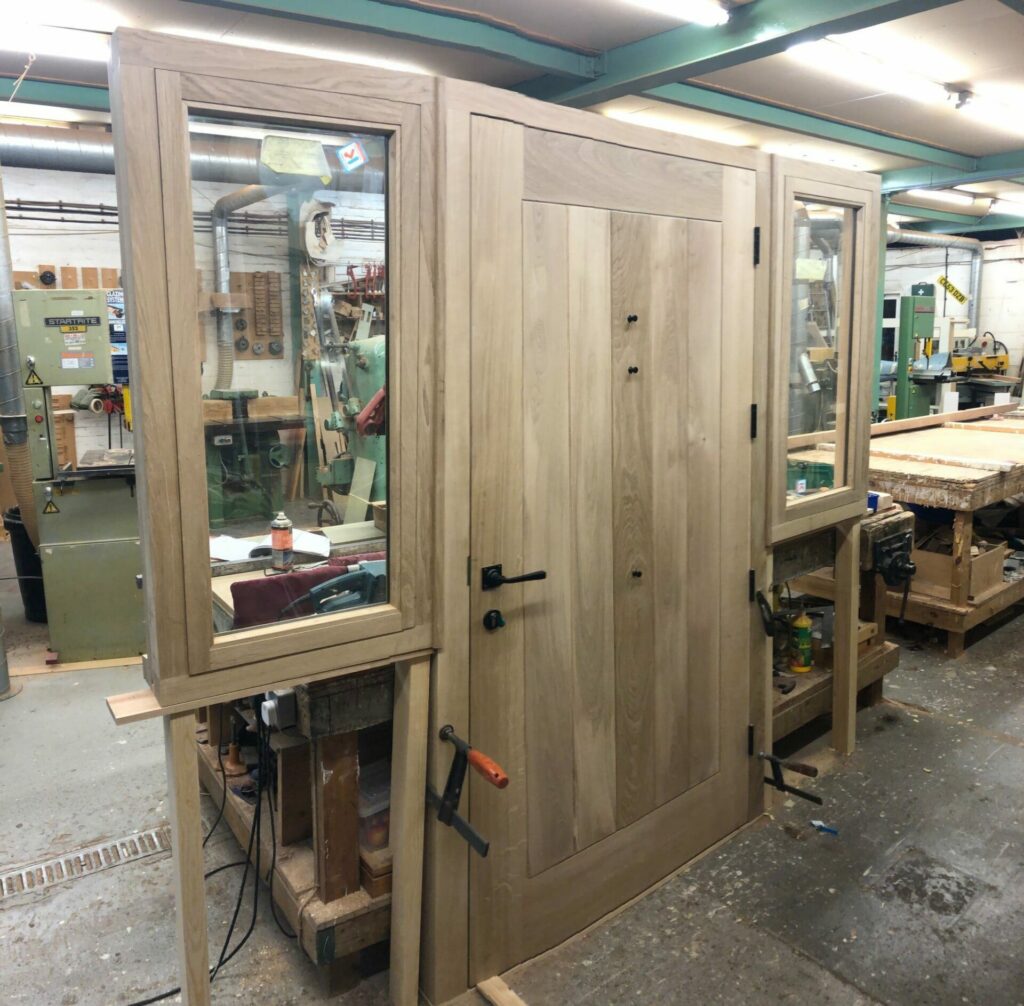 Oak front door and frame - Southampton