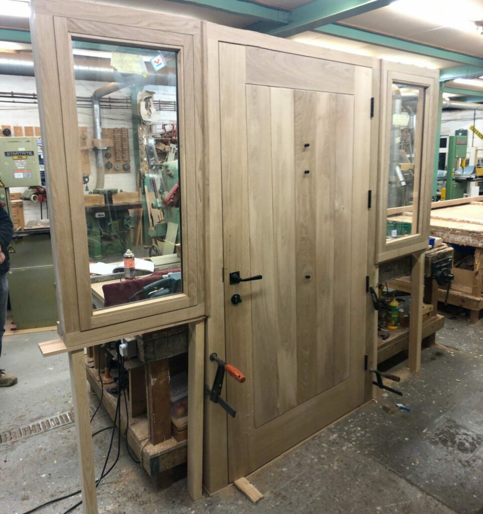 Oak front door and frame - Southampton