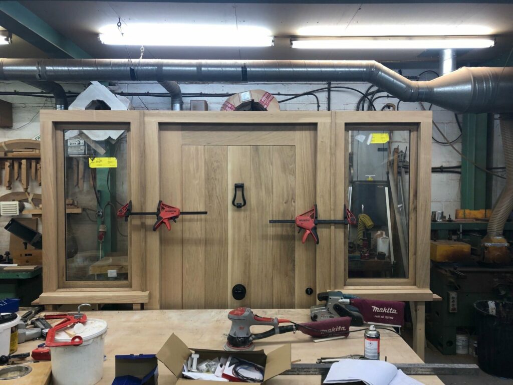 Oak front door and frame - Southampton