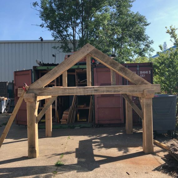 Solid Oak Porch