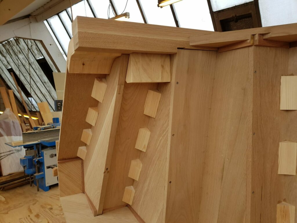 Oak staircase