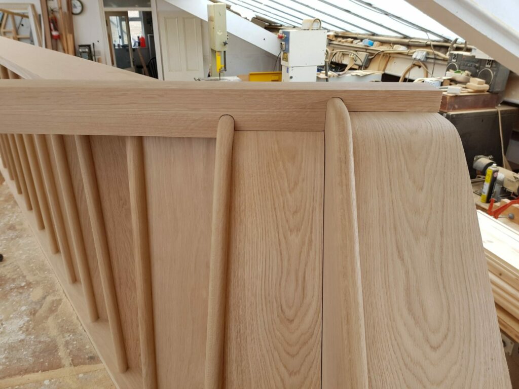 Oak staircase