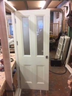 Hardwood Glazed Front Door - Notting Hill