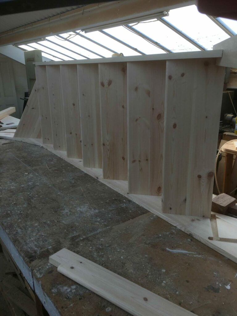 Softwood purpose-made staircase – London