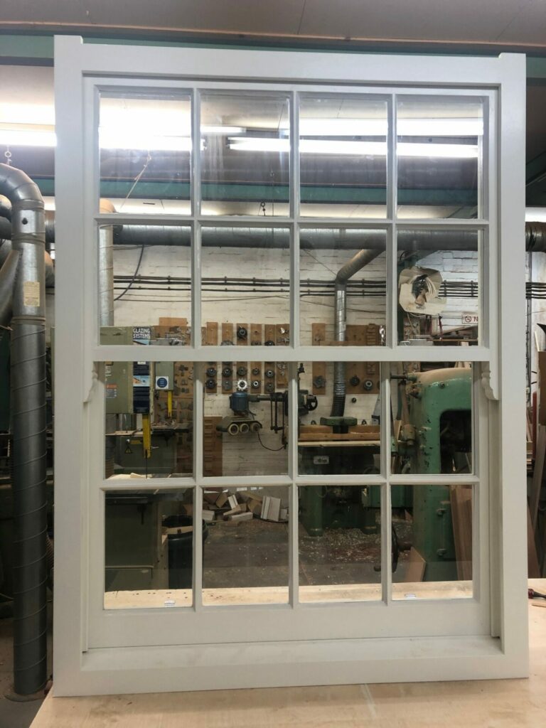 Hardwood sash windows