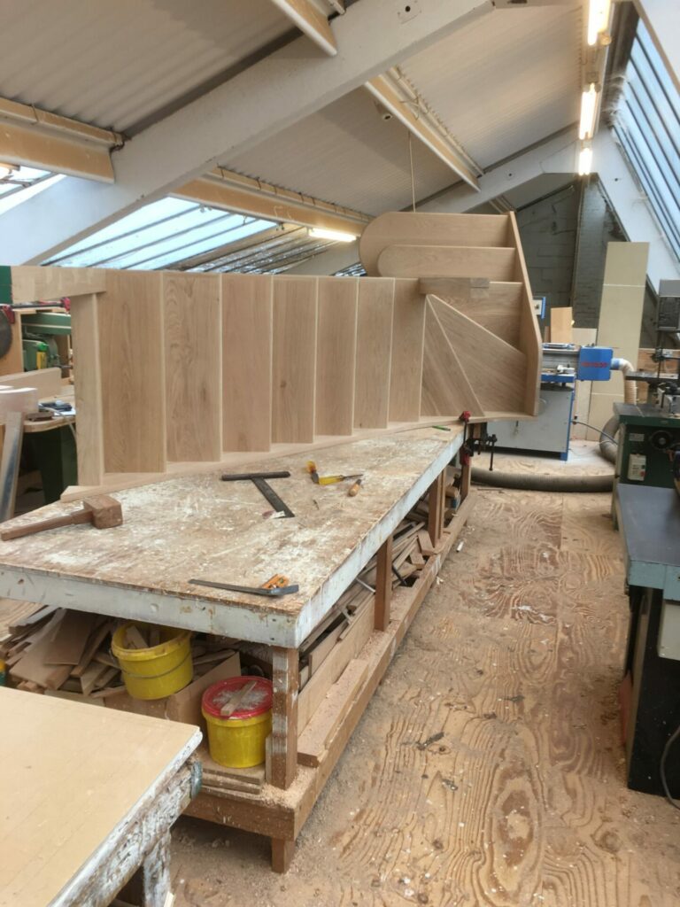 Purpose made oak staircase – Essex