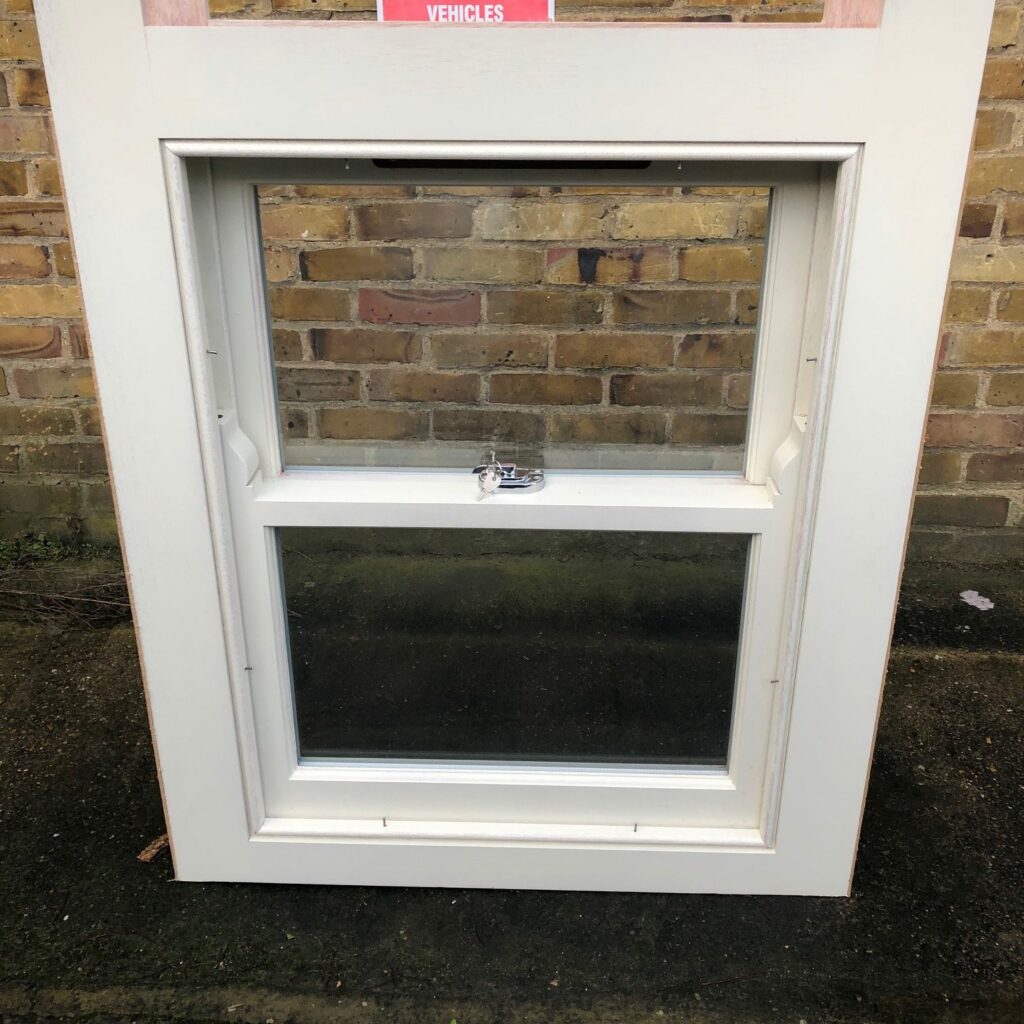 Hardwood sash windows