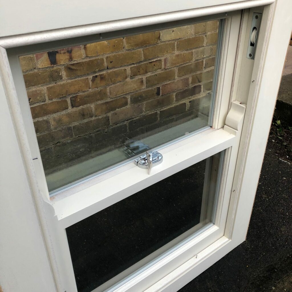 Hardwood sash windows