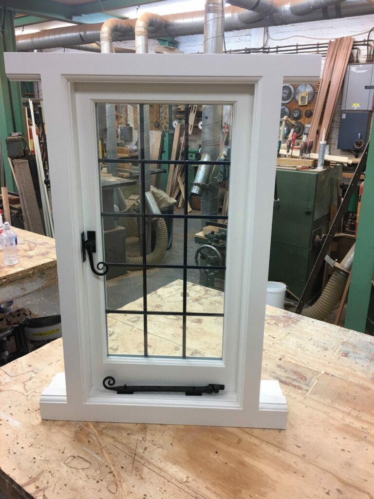 Hardwood casement windows