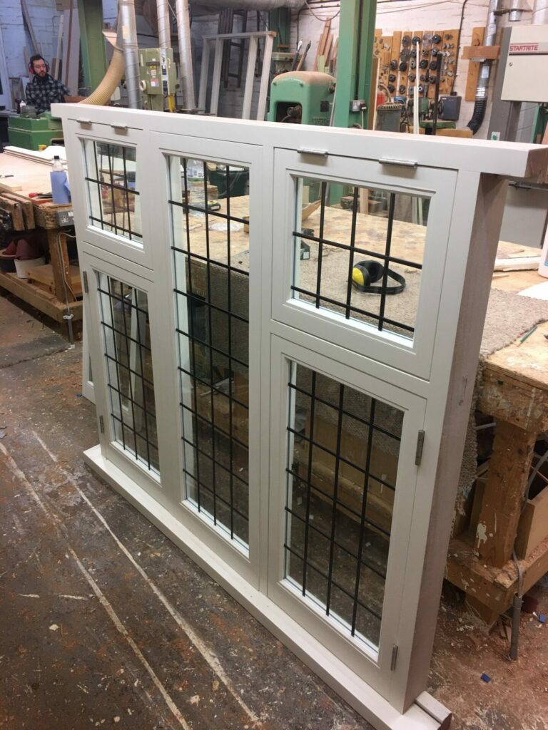 Hardwood casement windows