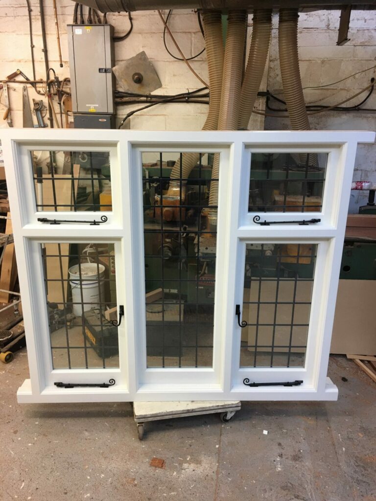 Hardwood casement windows