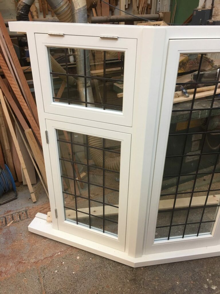 Hardwood casement windows
