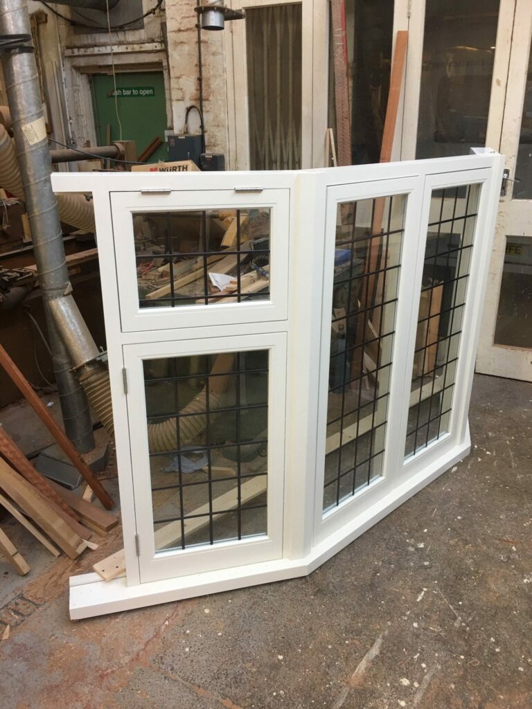 Hardwood casement windows