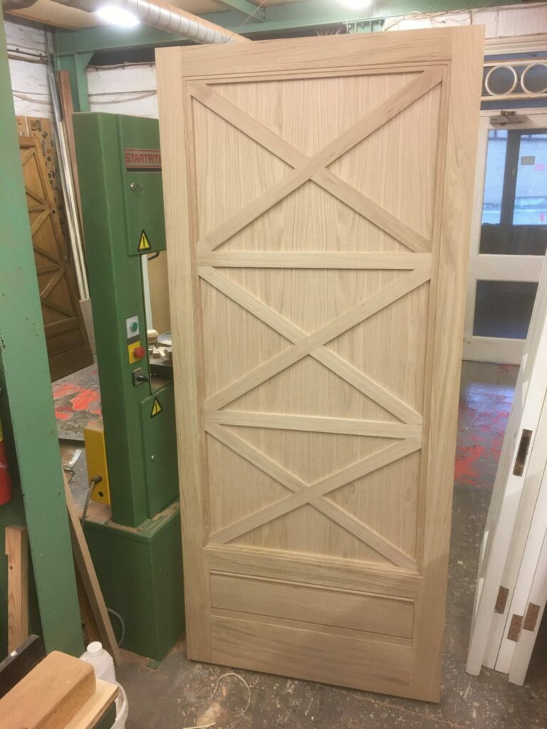 Oak fire door