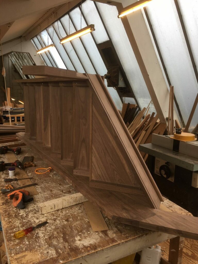 Walnut Staircase - Battersea, London
