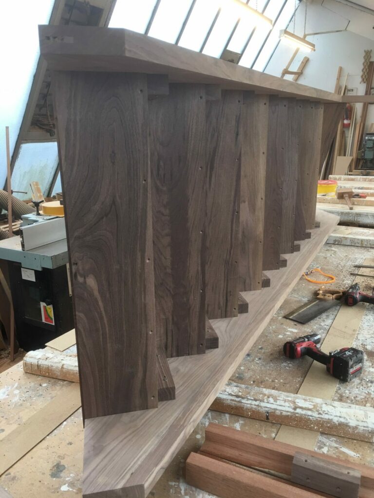 Walnut Staircase - Battersea, London