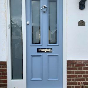 accoya front door blue
